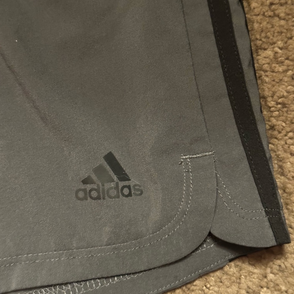 Bundle 2 Adidas Dual Pack Gray and Black Shorts - Picture 4 of 10